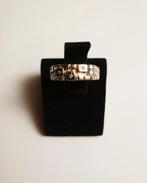 Gouden ring met diamanten in witgoud, 18 tot 19, Verzenden, Wit, Nieuw