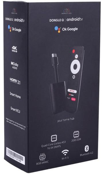 Homatics Dongle Q 4K - Android TV 10 beschikbaar voor biedingen