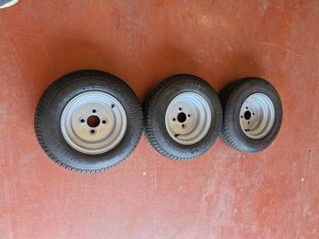 Set wielen voor Camplet vouwwagen of aanhangwagen., Enlèvement ou Envoi, Camp-Let