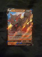 Hisuian arcanine v #090/195 pokemon Silver Tempest, Ophalen, Zo goed als nieuw, Losse kaart, Foil