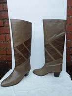 Lederen knielaarzen, maat 37, Kleding | Dames, Ophalen, Hoge laarzen, EMMEUNO (Italië), Beige