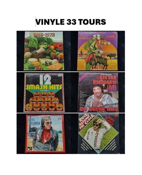Vinyl (42) 33 rpm 4€/stuk BEHALVE Mike Brant/24 Super Hits, Cd's en Dvd's, Vinyl | Overige Vinyl, Gebruikt, Overige formaten, Ophalen
