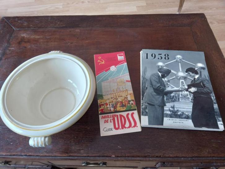 Perceel van de Wereldtentoonstelling 1958, Antiek en Kunst, Curiosa en Brocante, Ophalen