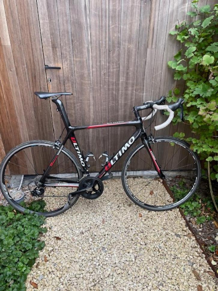 Carbon koersfiets maat M/L, Fietsen en Brommers, Fietsen | Heren | Sportfietsen en Toerfietsen, Gebruikt, Overige merken, Meer dan 20 versnellingen