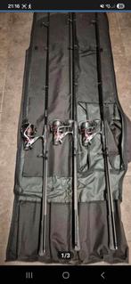 Karper hengels 3x 360cm 2.75lbs Zo goed als nieuw, Watersport en Boten, Hengelsport | Karpervissen, Ophalen, Zo goed als nieuw