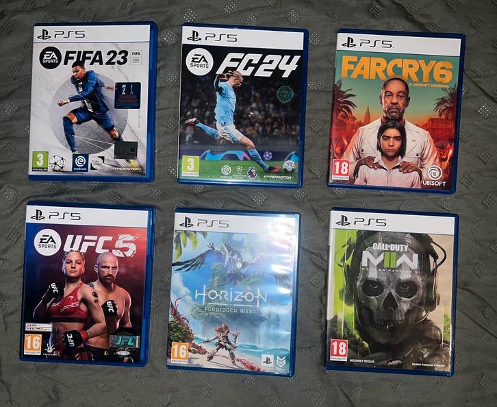 ps5-spellen - PlayStation 5, Games en Spelcomputers, Games | Sony PlayStation 5, Zo goed als nieuw, Ophalen