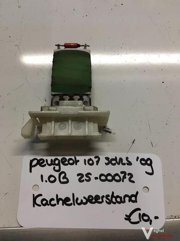 Peugeot 107 1.0 B 5drs 2009 2500072  Kachelweerstand beschikbaar voor biedingen