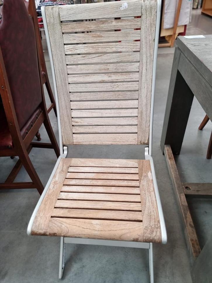 chaises de jardin, chaise, jardin, stoelen, tuinstoelen, Tuin en Terras, Tuinstoelen, Zo goed als nieuw, Aluminium, Ophalen of Verzenden