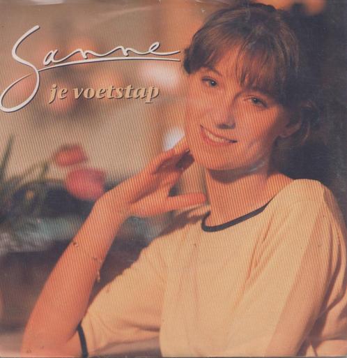 Sanne – Je voetstap / Zet aan dat ding – Single, Cd's en Dvd's, Vinyl Singles, Gebruikt, Single, Nederlandstalig, 7 inch, Ophalen of Verzenden