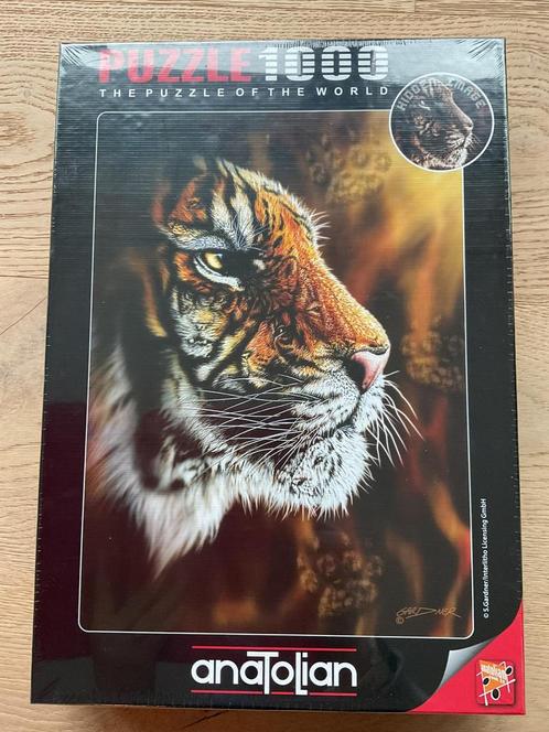 Puzzel 1000s Tiger NIEUW!!!, Hobby en Vrije tijd, Denksport en Puzzels, Nieuw, Legpuzzel, Ophalen of Verzenden