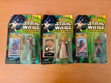 Lot de 3 figurines STAR WARS Hasbro - power of the jedi beschikbaar voor biedingen