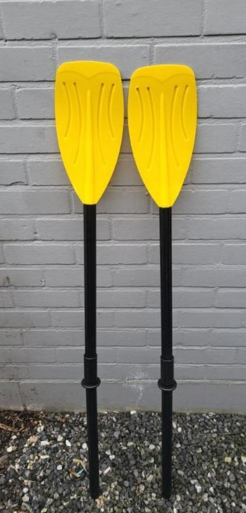 2 stuks- Peddels/ Roeispanen, Watersport en Boten, Peddels, Zo goed als nieuw, Enkelbladige peddel, Ophalen