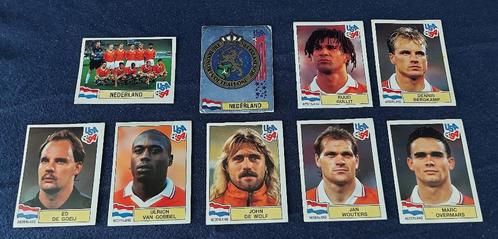 Panini stickers 'WK USA 94'   -9 st Team Nederland-, Hobby en Vrije tijd, Stickers en Plaatjes, Zo goed als nieuw, Meerdere stickers