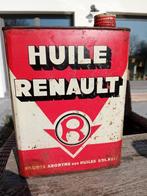 Vintage olieblik HUILE RENAULT, Ophalen of Verzenden, Gebruikt, Verpakking