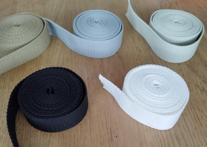 sangle couture blanc noir beige écru gris 32mm, Hobby & Loisirs créatifs, Couture & Fournitures, Neuf, Envoi