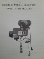 AMTL300 ELEKTRISCHE TAKEL MET LOOPKAT 300 KG, Ophalen of Verzenden, Nieuw, Elektrisch