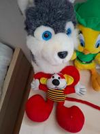 5 Looney Tune knuffels, Kinderen en Baby's, Speelgoed | Knuffels en Pluche, Ophalen of Verzenden, Hond