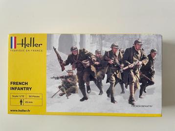 Figurines WW2 Heller 49602 1/72 : French Infantry - France