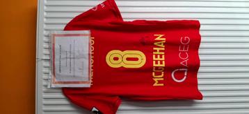 Match worn shirt McGeehan beschikbaar voor biedingen
