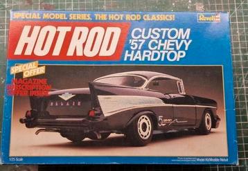 Revell 7123 HotRod custom 57 Chevy hardtop. beschikbaar voor biedingen