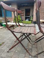 terrasstoelen to repair, Tuin en Terras, Ophalen, Gebruikt, Hout