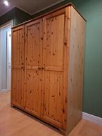 Verkoop inboedel: Stevige houten kleerkast, Gebruikt, 100 tot 150 cm, Ophalen of Verzenden, 150 tot 200 cm