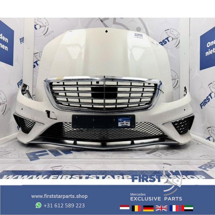 W222 S500 AMG VOORKOP ORIGINEEL Mercedes S Klasse FACELIFT W, Auto-onderdelen, Carrosserie, Bumper, Mercedes-Benz, Voor, Gebruikt