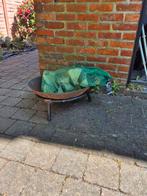 Vuurschaal met zak houtblokken erbij, Tuin en Terras, Vuurschalen, Ophalen of Verzenden, Zo goed als nieuw