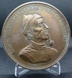 Médaille Jacques-Yves Cousteau et la Calypso de R.DUBOC., Verzamelen, Complete verzamelingen en Collecties, Ophalen of Verzenden