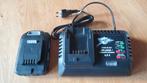 20v batterij en oplader, Audio, Tv en Foto, Accu's en Batterijen, Ophalen of Verzenden, Zo goed als nieuw