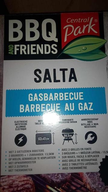 Barbecue à gaz Salta Central Park, Enlèvement, Neuf, Central park