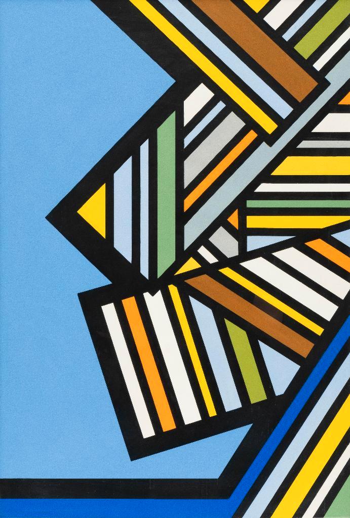 Guy Vandenbranden - Untitled 1994 originele Gouache, Antiquités & Art, Art | Peinture | Abstraite, Enlèvement