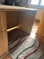 Stevig houten bureau - afmetingen in beschrijving, Huis en Inrichting, Ophalen, Gebruikt, Bureau
