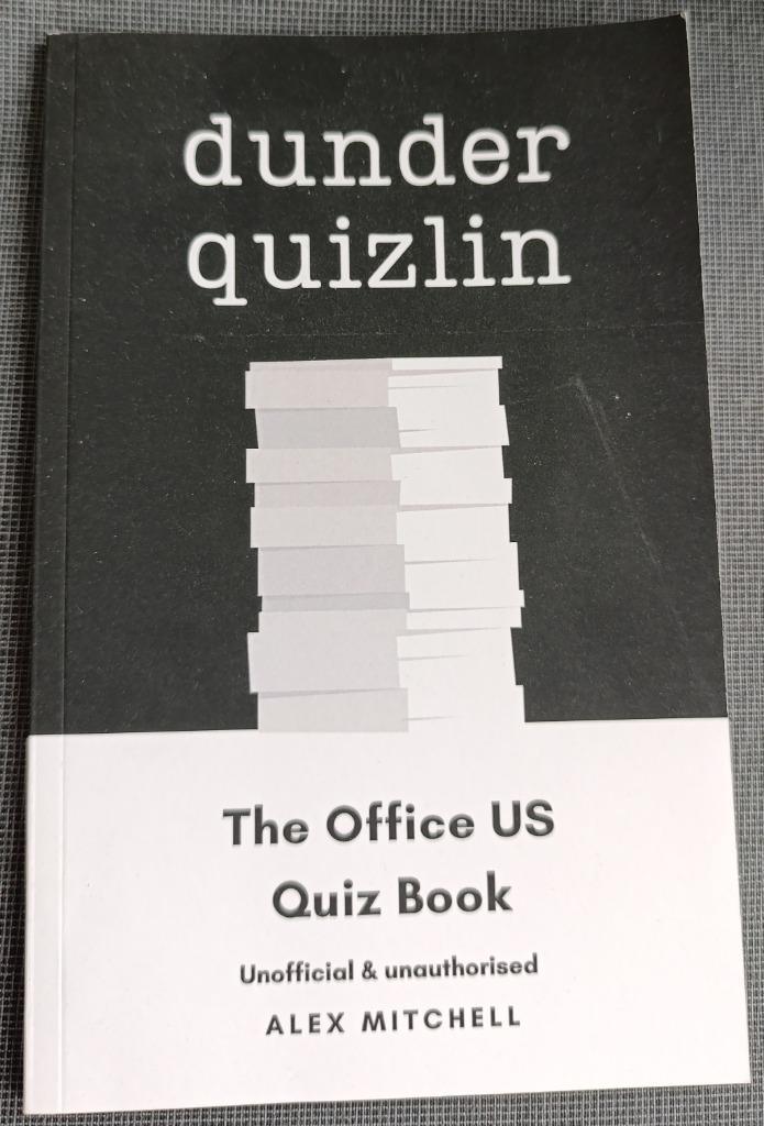 Dunder Quizlin: The Office US Quiz Book: NEW, Livres, Livres Autre, Neuf, Enlèvement
