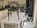 stoel stijl kartell zwart - wite, Maison & Meubles, Chaises, Noir, Autres matériaux, Moderne, Une