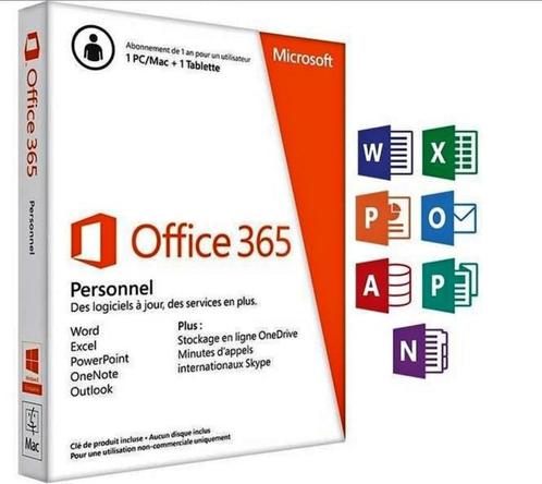 Microsoft Office 365, Informatique & Logiciels, Logiciel Office, Windows, Access, Excel, OneNote, Outlook, Powerpoint, Publisher