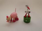 Lot de 2 marionnettes articulées, Ophalen of Verzenden, Gebruikt, Overige typen