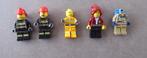 Set van 5 LEGO „City-Fire” minifiguren, Ophalen of Verzenden, Zo goed als nieuw, Lego