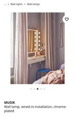 2x Ikea musik wandlamp + bulb NIEUW!, Huis en Inrichting, Lampen | Wandlampen, Ophalen