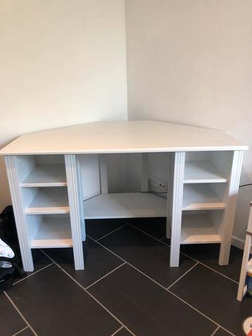 Kinder bureau hoekbureau wit grijs