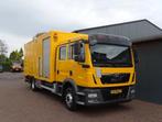 MAN TGM 15.250 Euro 6 CrewCab Agregaat Brandstoftank Waterta, Auto's, Automaat, Achterwielaandrijving, Euro 6, Overige kleuren