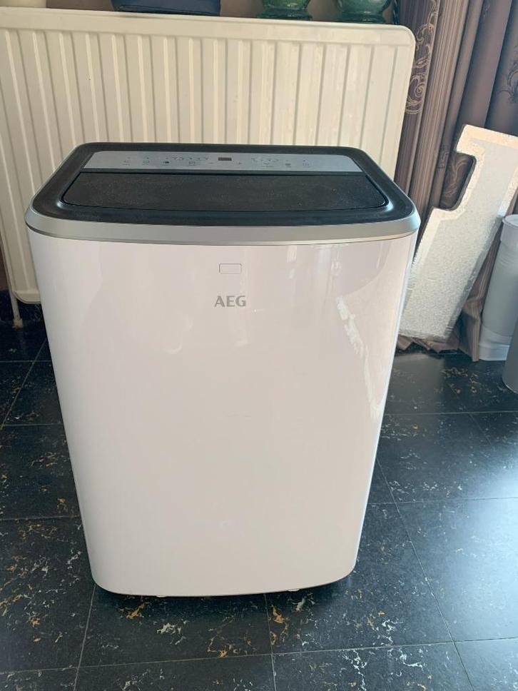 Airco Mobiel AEG AXP, Elektronische apparatuur, Airco's, Zo goed als nieuw, Mobiele airco, 60 tot 100 m³, 2 snelheden, Koelen en Ontvochtigen