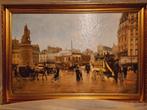 Schilderij Edmond Grandjean Place Clichy Paris 1896, Antiek en Kunst, Ophalen