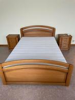 Bed (140 cm) + 2 nachtkastjes, Maison & Meubles, Chambre à coucher | Chambres à coucher complètes, Enlèvement, Utilisé, Deux personnes