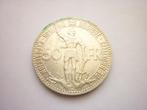 Exposition Universelle 1935 50 fr, Postzegels en Munten, Verzenden, Losse munt, Zilver