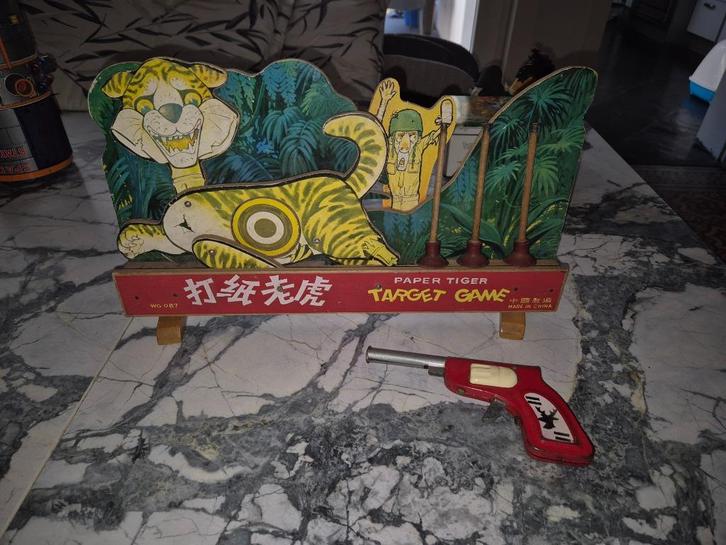 oud speelgoed target game, Antiek en Kunst, Curiosa en Brocante, Ophalen