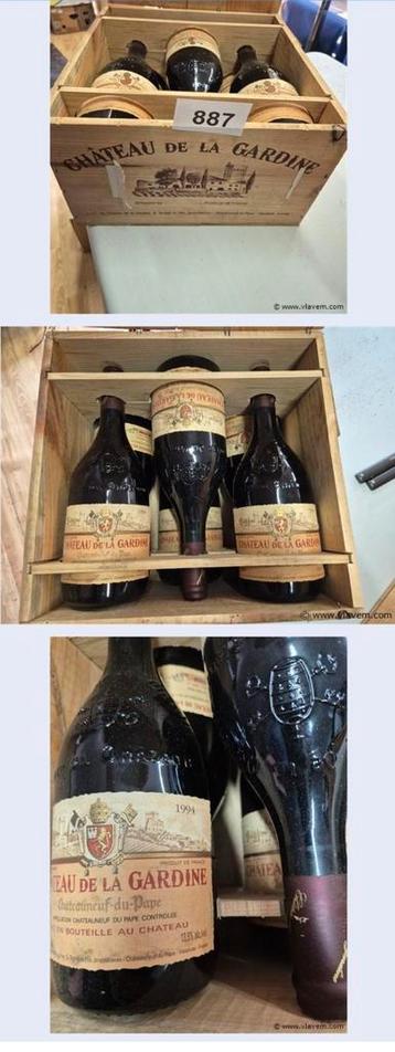 117 flessen Châteauneuf-du-Pape, Saint-Émilion grand cru enz beschikbaar voor biedingen