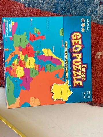 Geo-Puzzle Europe, Enlèvement ou Envoi, Comme neuf