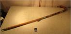 Belle canne de marche en bois avec décalcomanies - 88 cm, Enlèvement ou Envoi, Comme neuf