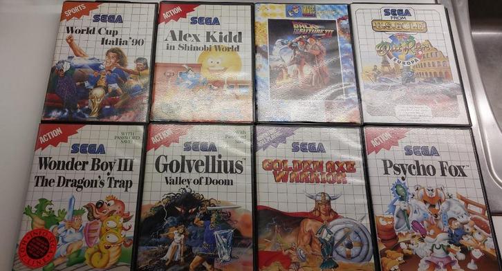 SEGA | Master System II | Games !! ORIGINAL BOX, CASE !!, Games en Spelcomputers, Games | Sega, Gebruikt, Master System, Avontuur en Actie